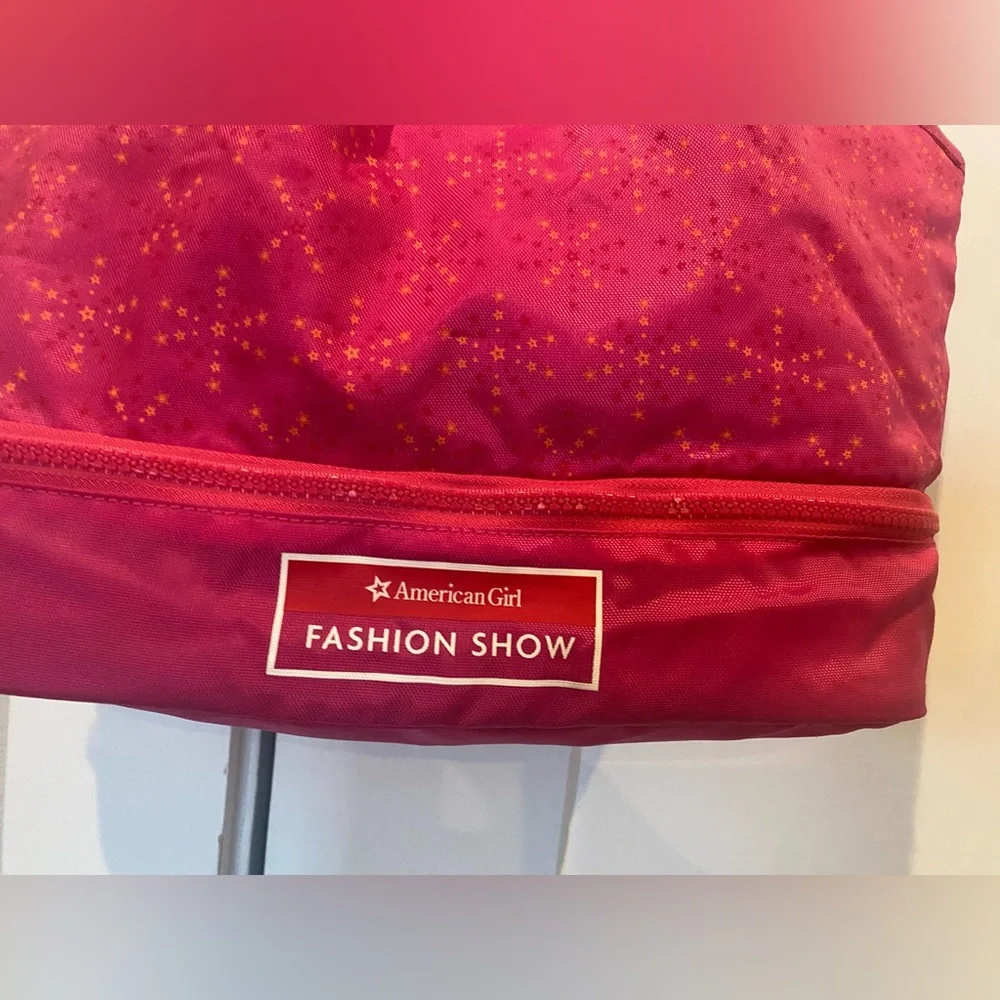 American Girl Fashion Show pink bag
